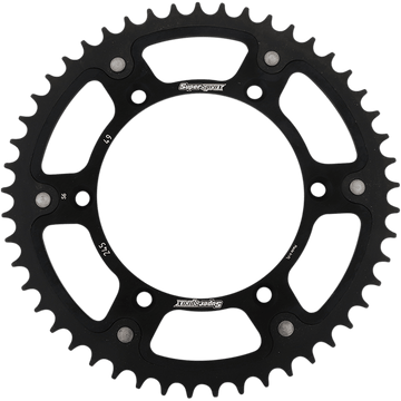 SUPERSPROX Stealth Rear Sprocket 49 Tooth Black Yamaha RST24549BLK