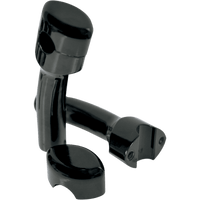 LA CHOPPERS Risers Smooth Pullback 5-1/2" Black LA740205B