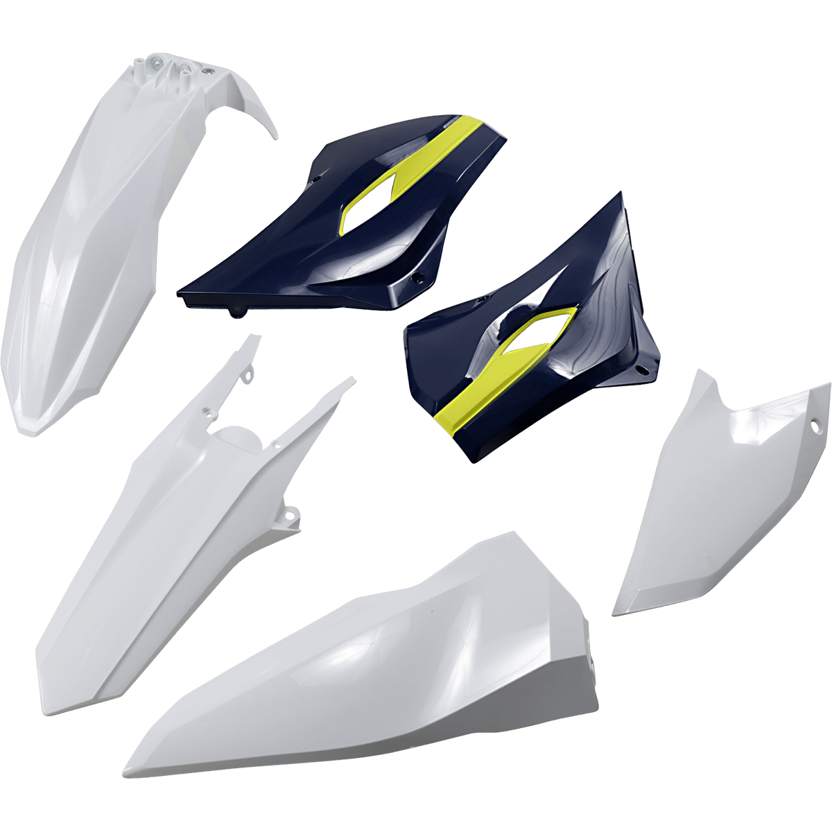 UFO Body Kit White/Blue/Yellow HUKIT615999W