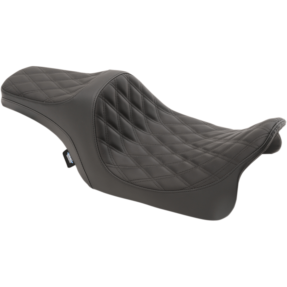 DRAG SPECIALTIES Predator III Seat Double Diamond Black Stitiched FL '08-'23