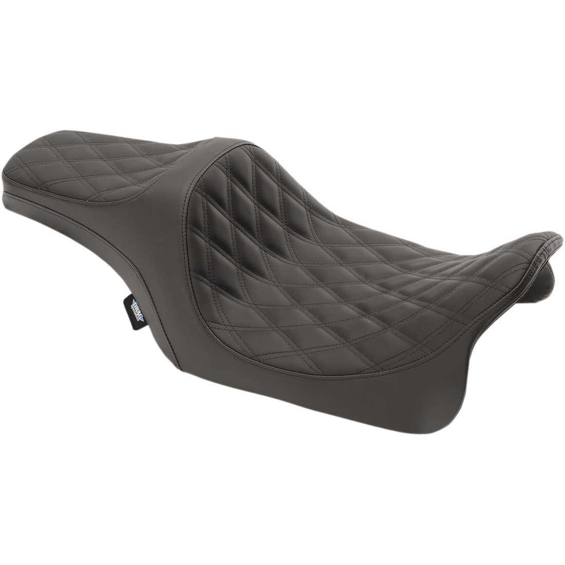 DRAG SPECIALTIES Predator III Seat Double Diamond Black Stitiched FL '08-'23