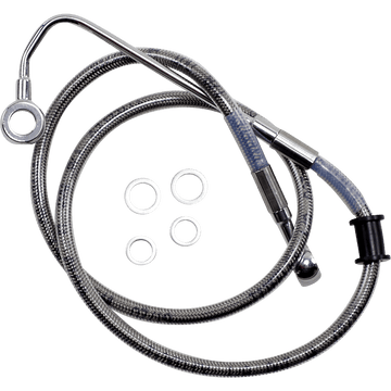 DRAG SPECIALTIES Brake Line +2" Stainless Steel '15-'17 Softail