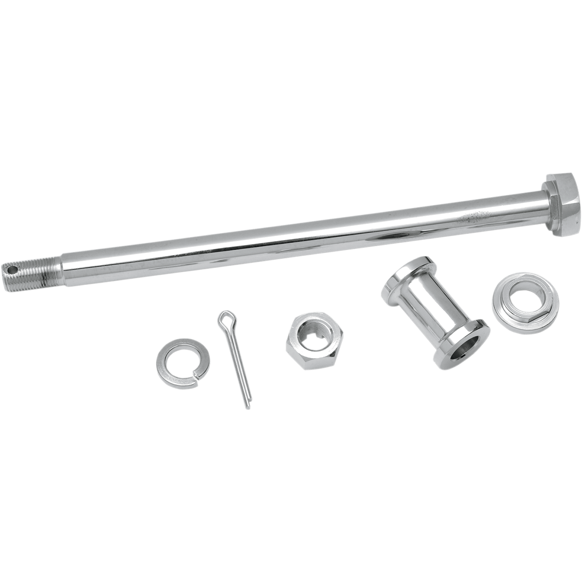 DRAG SPECIALTIES Axle Kit Rear Chrome '52-'78 XL