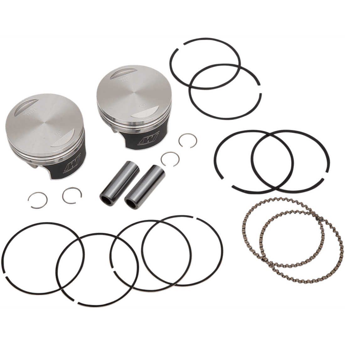 WISECO Tracker™ Series Piston Kit 3.518" 1340 cc 80 Cubic Inch +0.020" Evolution