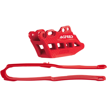 ACERBIS Chain Guide and Slider Kit Honda CRF250R/CRF450R/RX Red 2666240004