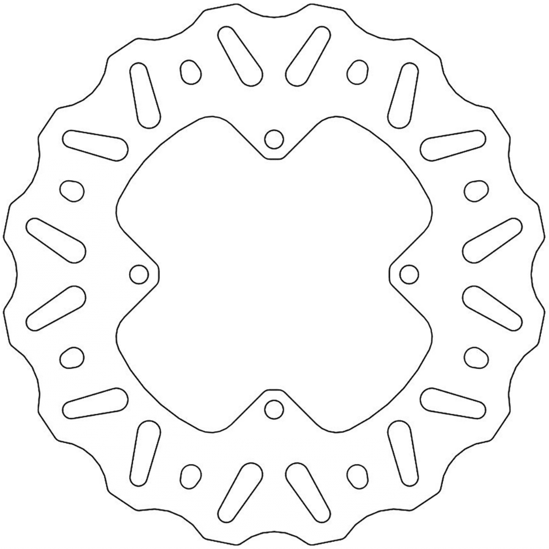 MOTO-MASTER Brake Rotor Rear Nitro 110360PU