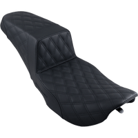 SADDLEMEN Step-Up Seat Full Lattice Stitch Black FLHR/FLHX 89706175