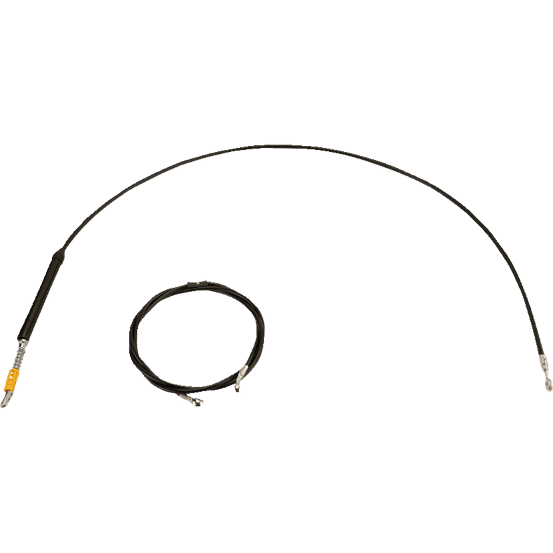 LA CHOPPERS Handlebar Cable/Brake Line Kit 12" 14" Ape Hanger Handlebars Black Vinyl