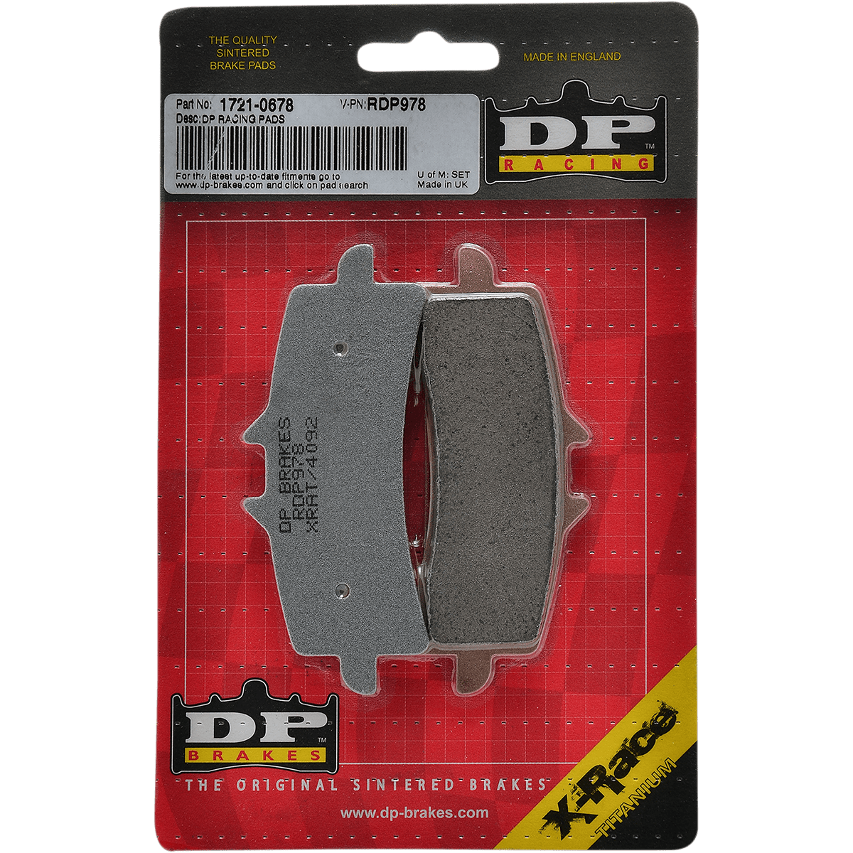 DP BRAKES RDP Racing Brake Pads