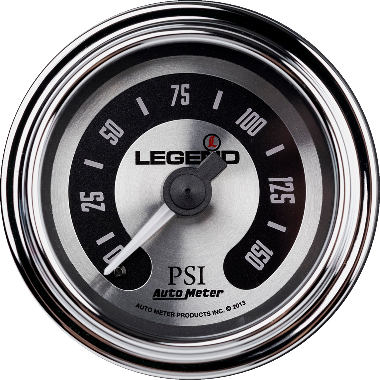 LEGEND SUSPENSION Fairing Mounted LED Backlit PSI Gauges Spun Aluminum 22120492