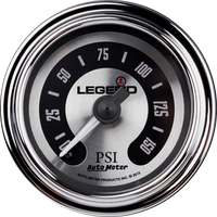 LEGEND SUSPENSION Fairing Mounted LED Backlit PSI Gauges Spun Aluminum 22120492