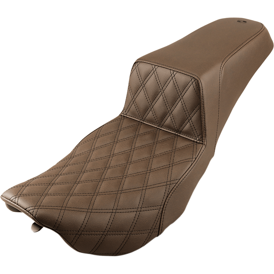 SADDLEMEN Step-Up Seat Front Lattice Stitch Brown 89706172BR