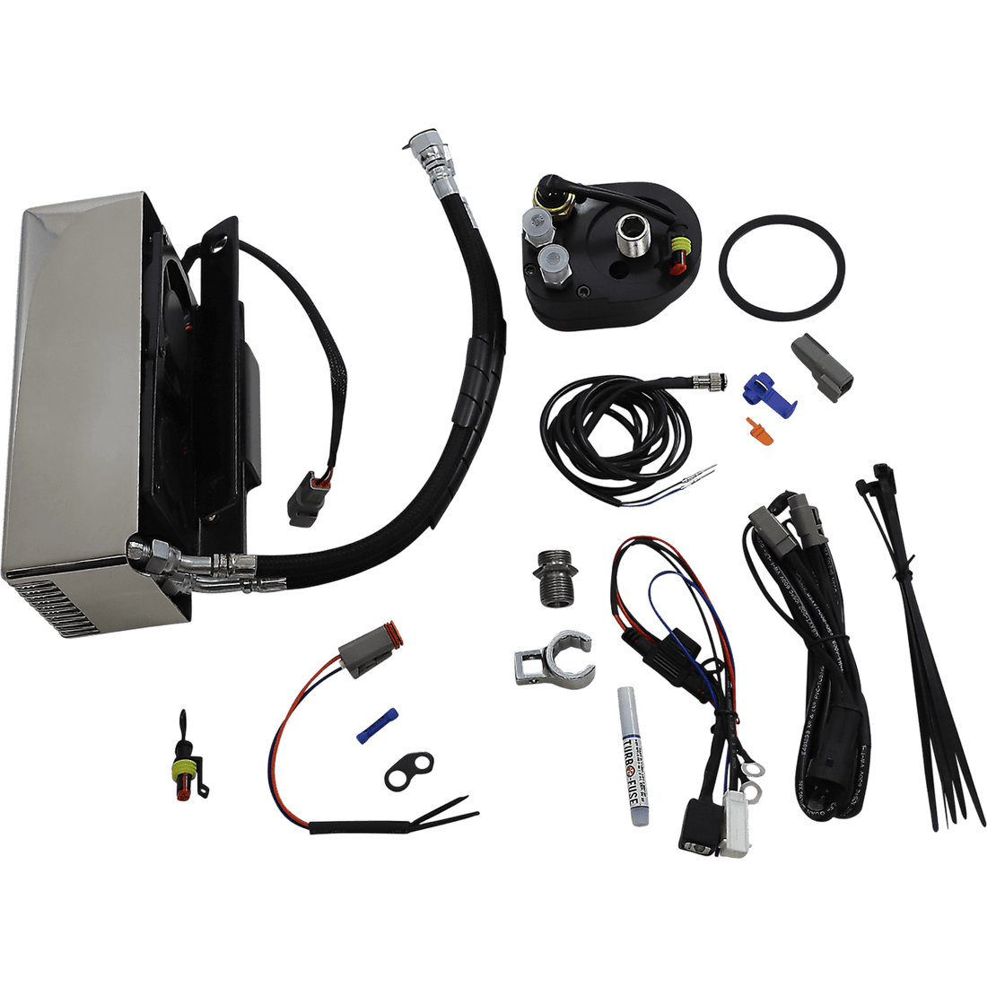 ULTRACOOL Oil Cooler Kit Chrome Touring RF2SS