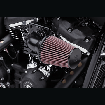 COBRA Cone Air Intake Black Twin Cam 606010206BSB