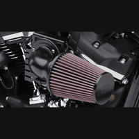 COBRA Cone Air Intake Black Softail 606010406BSB