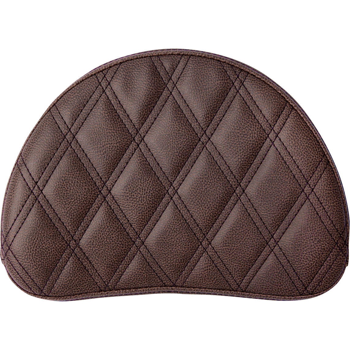 SADDLEMEN Sissy Bar Pad Lattice Stitched Brown 051345