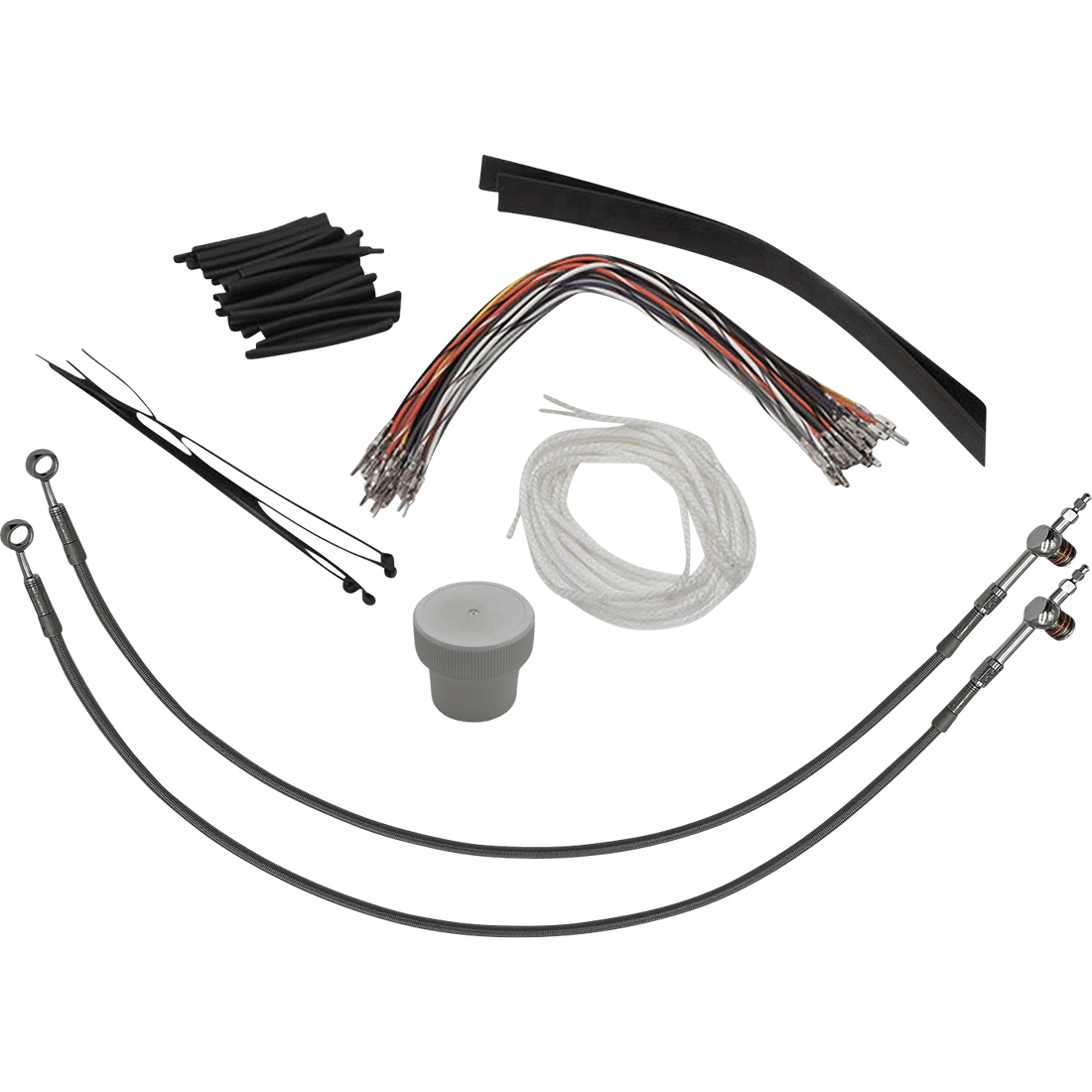 FAT BAGGERS INC. Installation Kit Hydraulic Clutch 14" Braided 109714