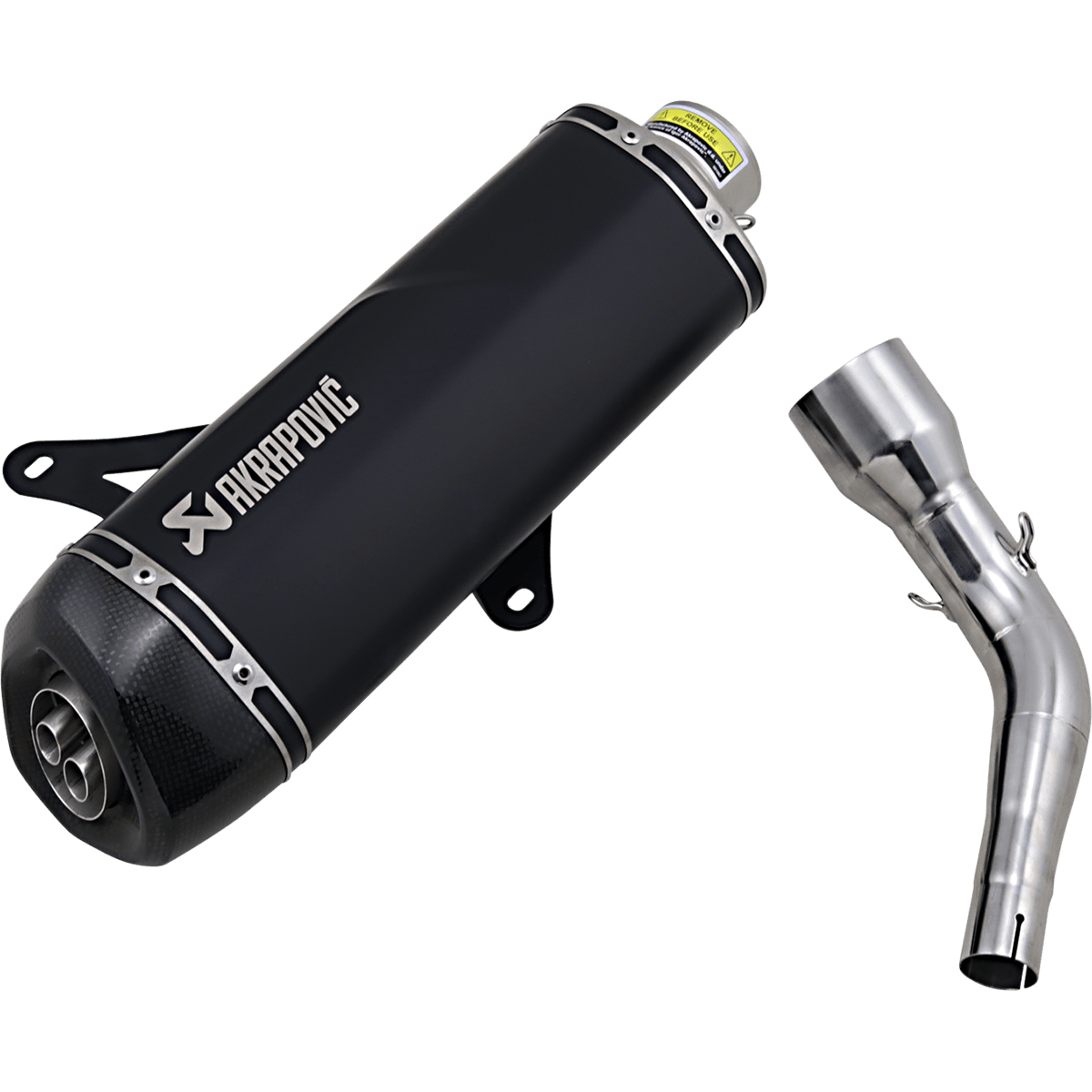 AKRAPOVIC Muffler Black Stainless Steel GTS/GTV SVE3SO9HRSSBL