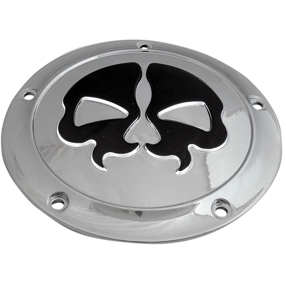 DRAG SPECIALTIES Split Skull Derby Cover Chrome