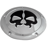 DRAG SPECIALTIES Split Skull Derby Cover Chrome