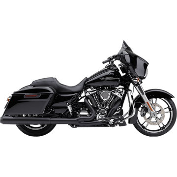 COBRA Powr-Flo 2:1 Exhaust Black '17-'20 FL 6451RB