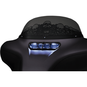 KURYAKYN LED Fairing Vent Light Black KUR5056