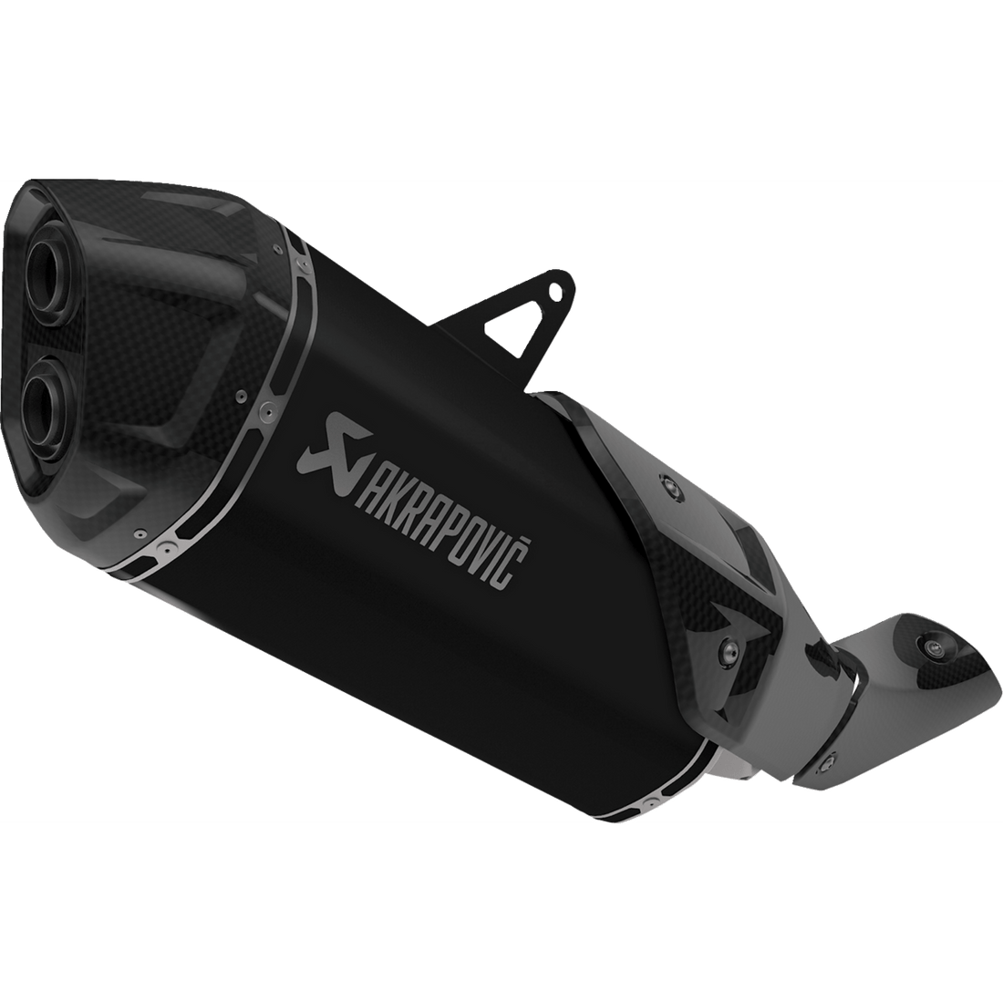 AKRAPOVIC Slip-On Line Muffler Titanium CRF1100L Black