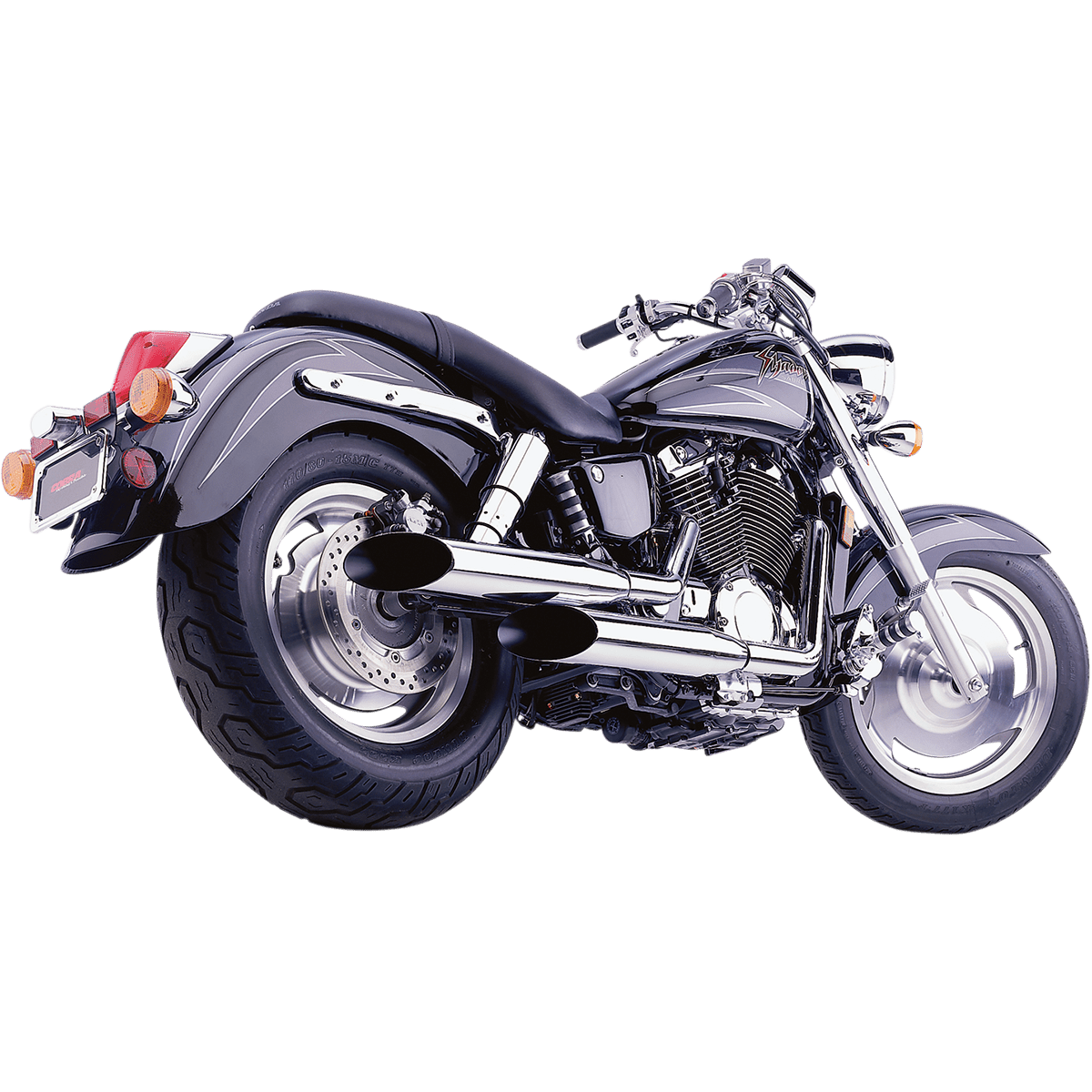 COBRA Classic Deluxe Exhaust Chrome VT1100 1573SC