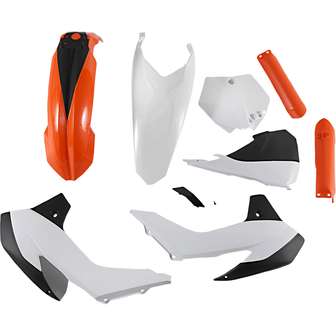 ACERBIS Full Replacement Body Kit OEM '17 Orange/White/Black 2314345569