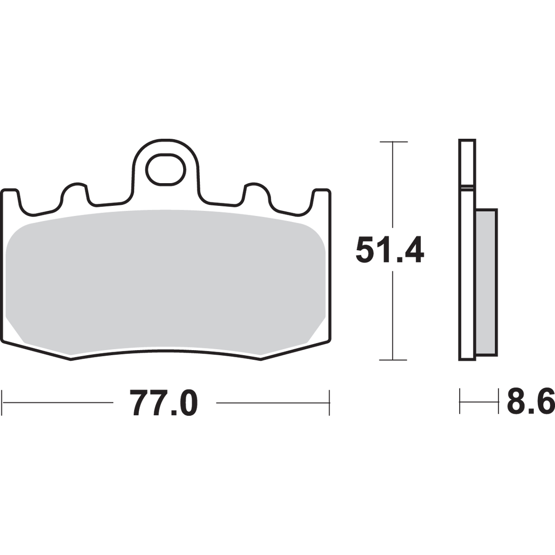 SBS HS Brake Pads BMW 796HS