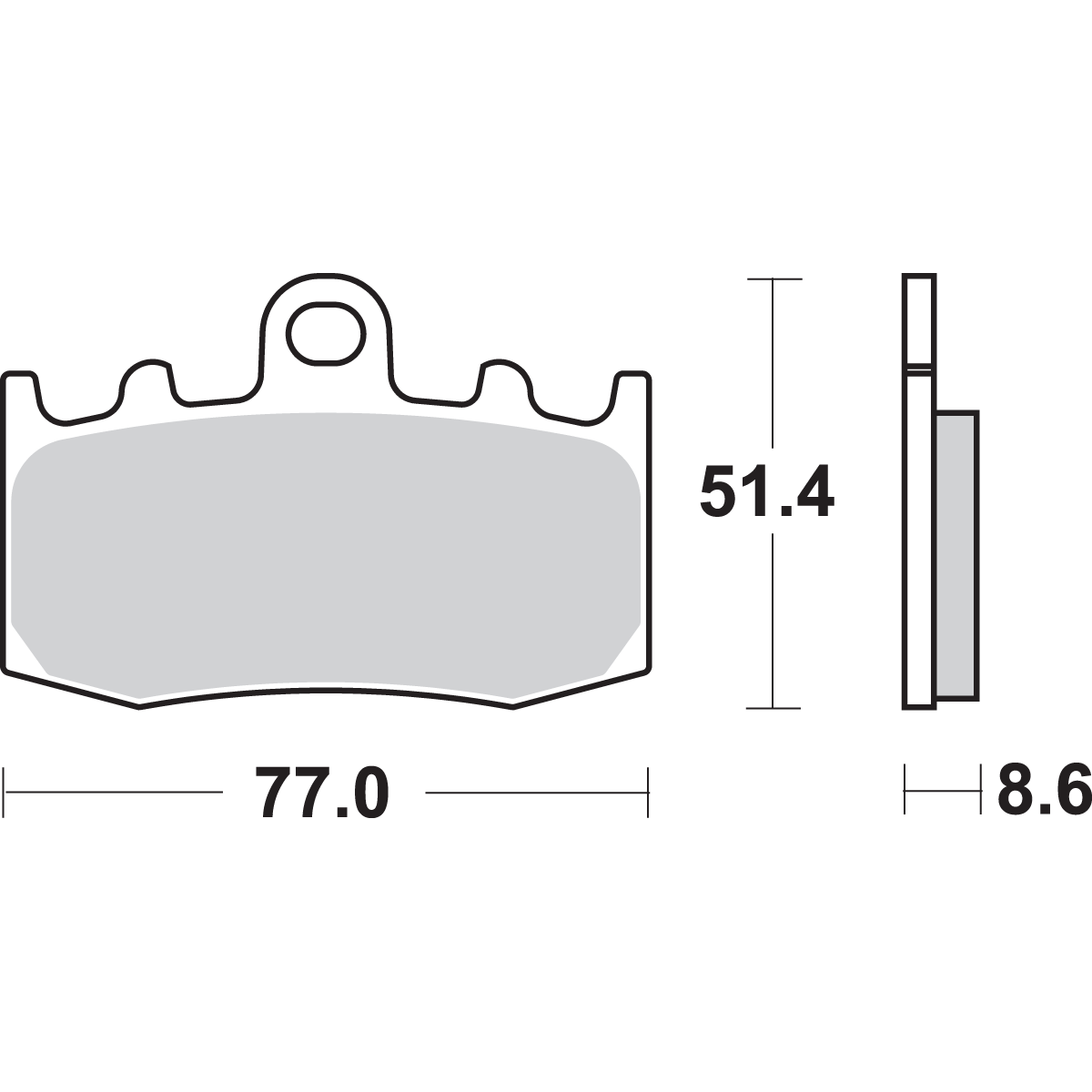 SBS HS Brake Pads BMW 796HS