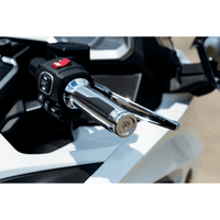 KURYAKYN Grips Omni Gold Wing Chrome 6764