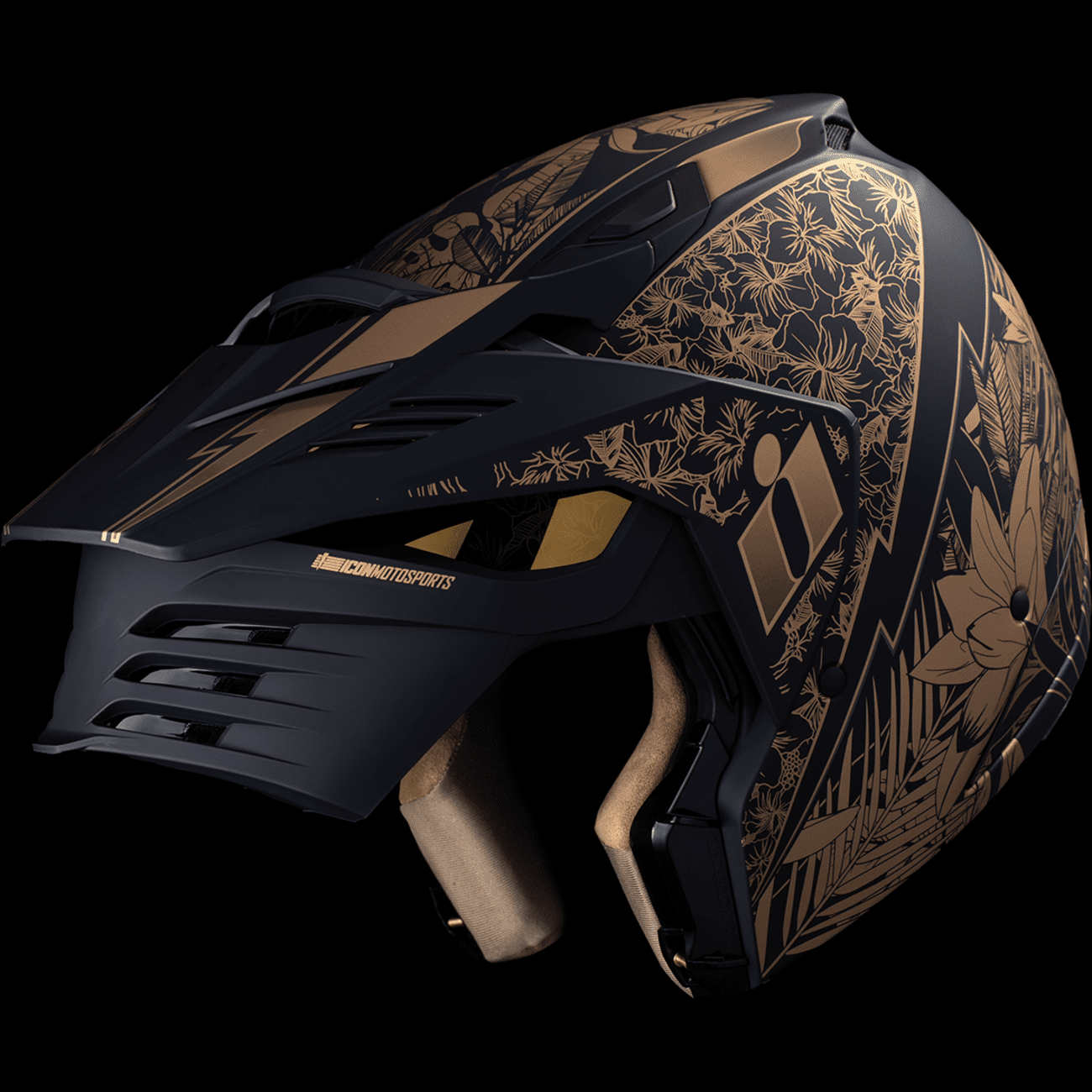 ICON Elsinore™ Helmet Kaonohi Black 3XL