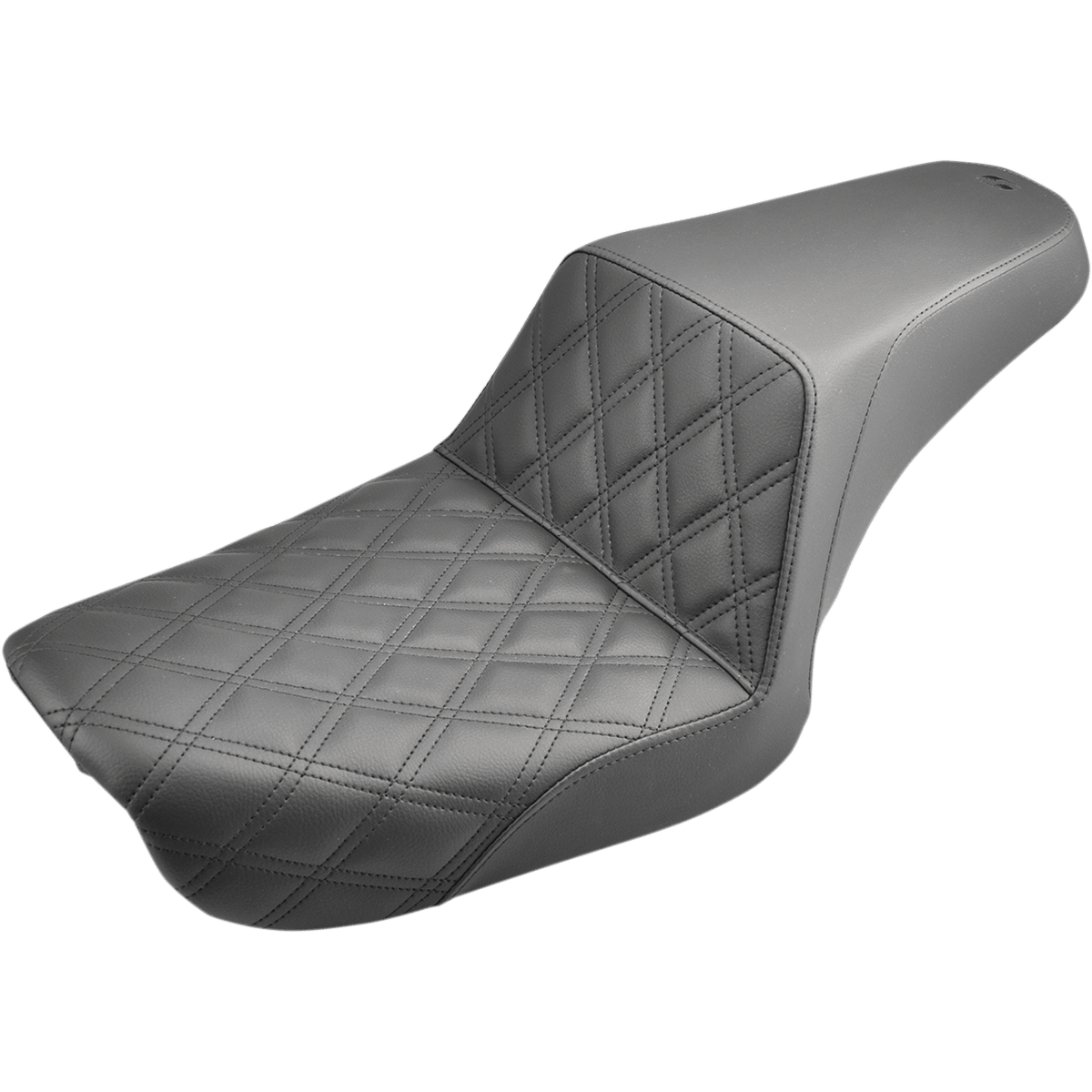 SADDLEMEN Step-Up Seat Front Lattice Stitch Black Dyna 80404172