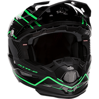 6D HELMETS ATR-2 Helmet Phase Black/Green Small 122845