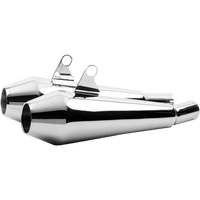 BRITISH CUSTOMS Shorty Predator Pro™ Mufflers Polished BC902117P