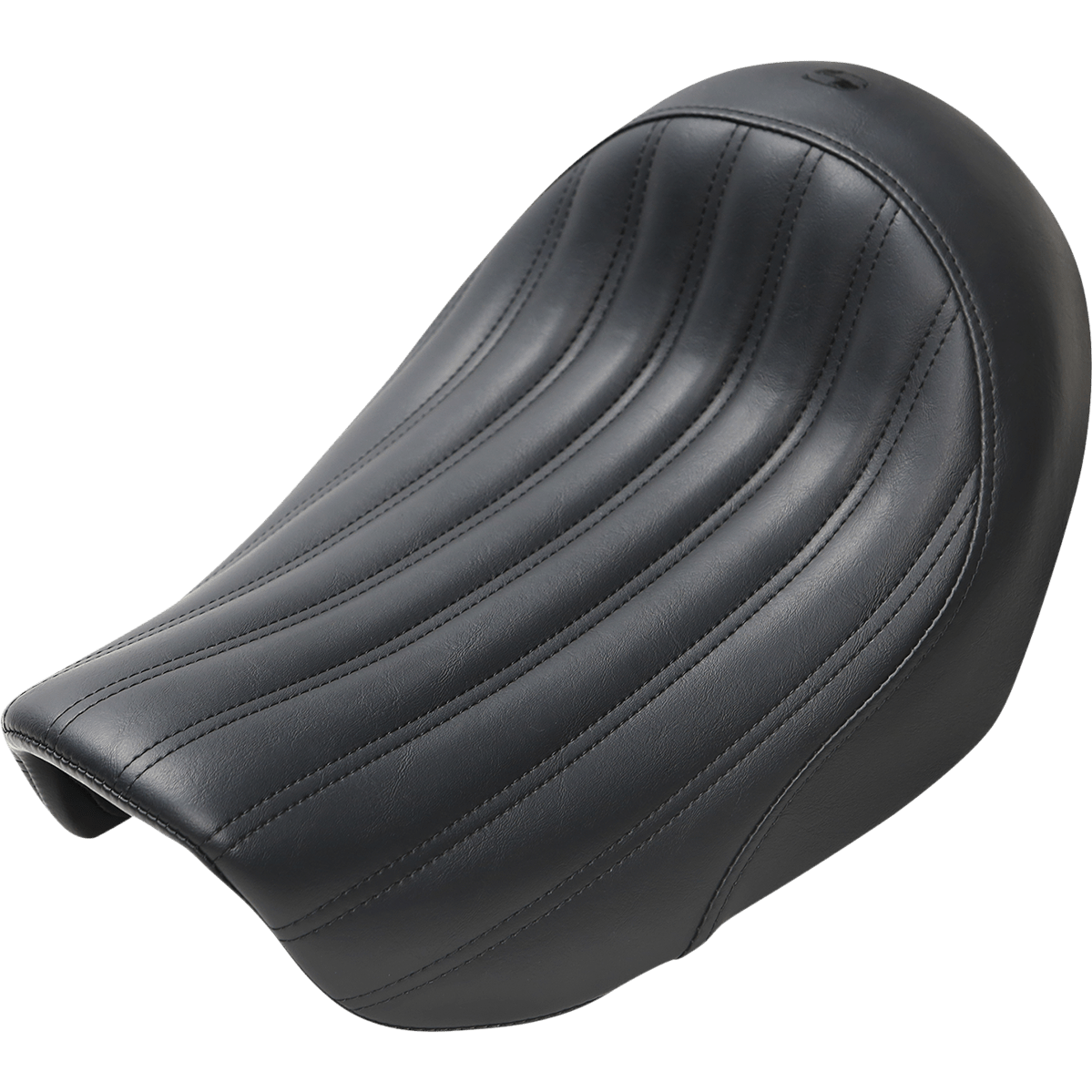 SADDLEMEN Knuckle Solo Seat Ribbed Black Dyna 806040023