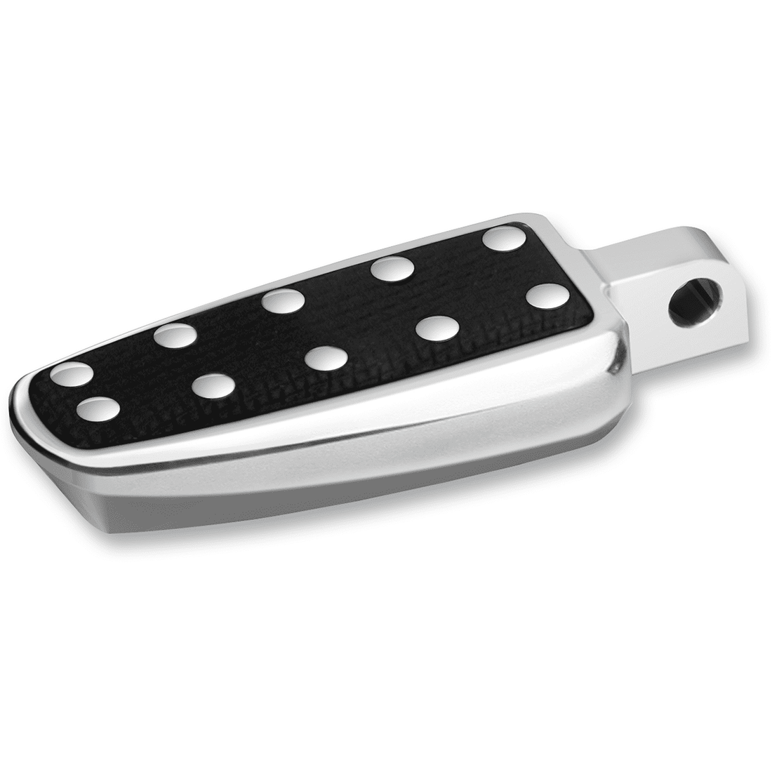 CYCLESMITHS Banana Board Footpegs Male Mount Chrome with Rivets