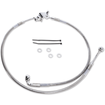 DRAG SPECIALTIES Brake Line Rear Stainless Steel