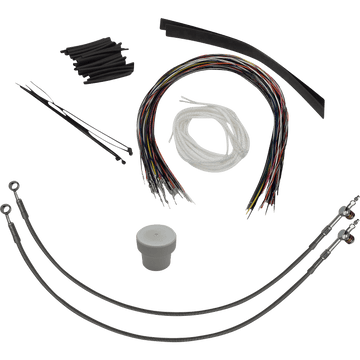 FAT BAGGERS INC. Installation Kit Hydraulic Clutch 16" Braided 109716