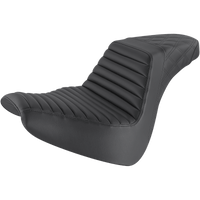 SADDLEMEN Step-Up Seat Front Tuck-n-Roll/Rear Lattice Stitch Black FXBR/S '18-'20 81831176