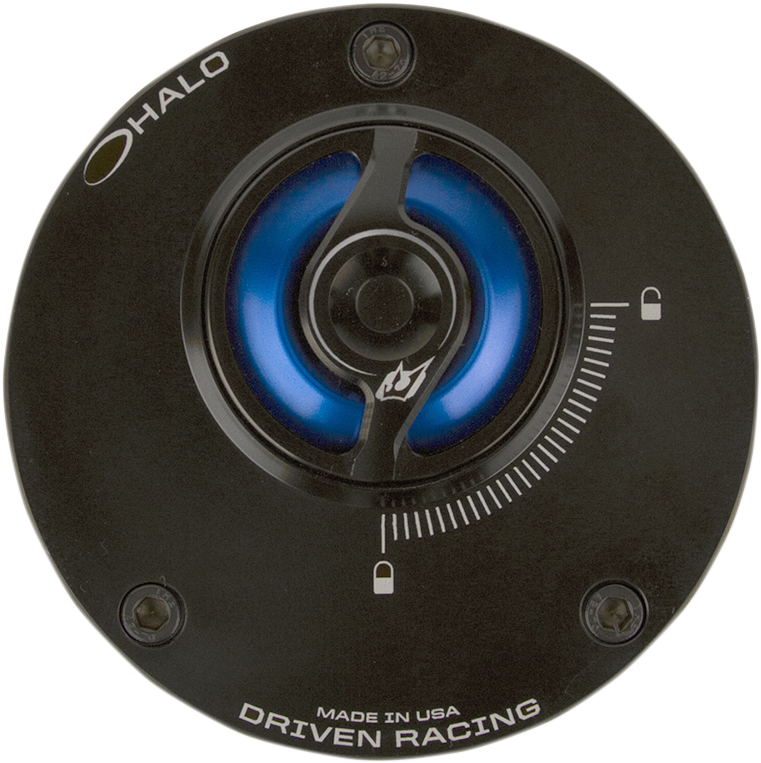 DRIVEN RACING Fuel Cap Halo Blue DHFCBL