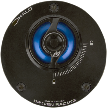 DRIVEN RACING Fuel Cap Halo Blue DHFCBL