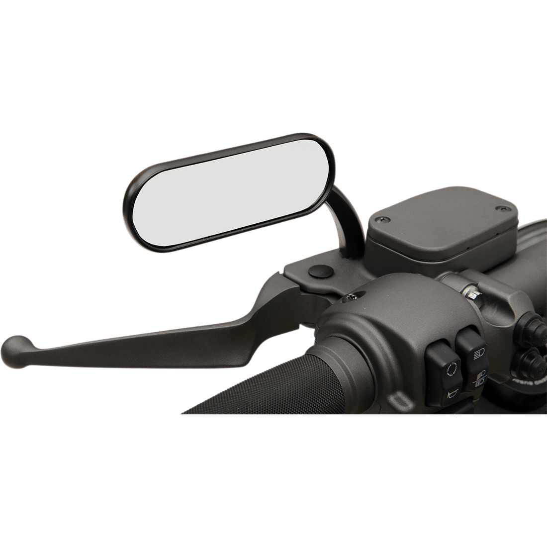 ARLEN NESS Mirror Micro Mini Side View Oval Black Left