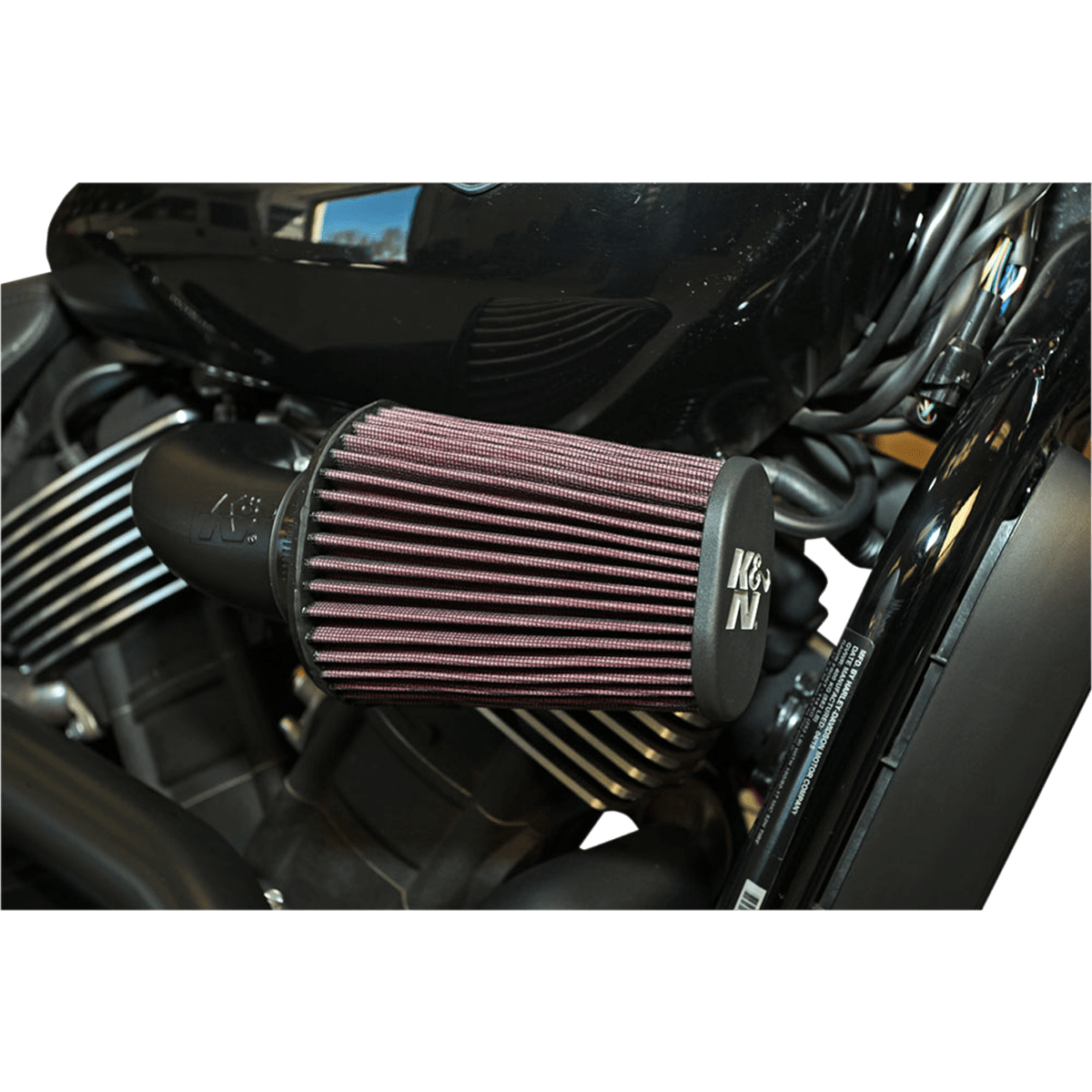 K & N Aircharger® Performance Intake System Kit Black 631130