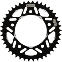 VORTEX Aluminum Sprocket Black Rear 42 Tooth