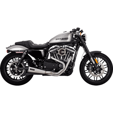 VANCE & HINES 2-into-1 Upsweep Exhaust System Stainless Steel 27637