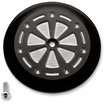 JOKER MACHINE VT Air Cleaner Cover Techno Black/Silver 022232