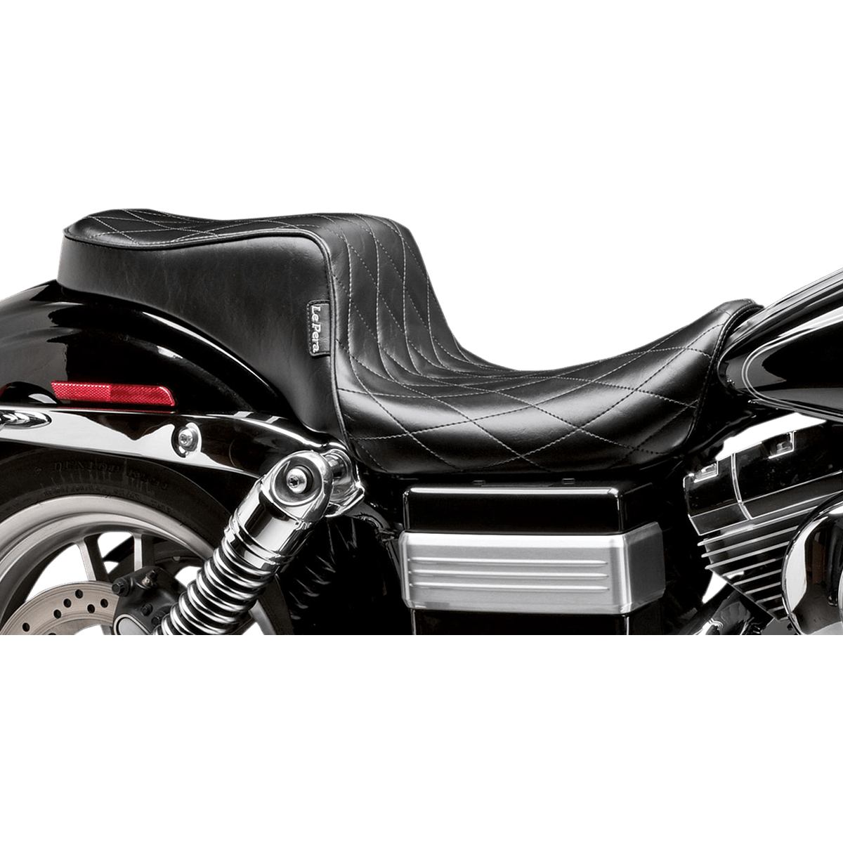 LE PERA Cherokee Seat Diamond Pleated Black FXDWG '96-'03 LN023DM