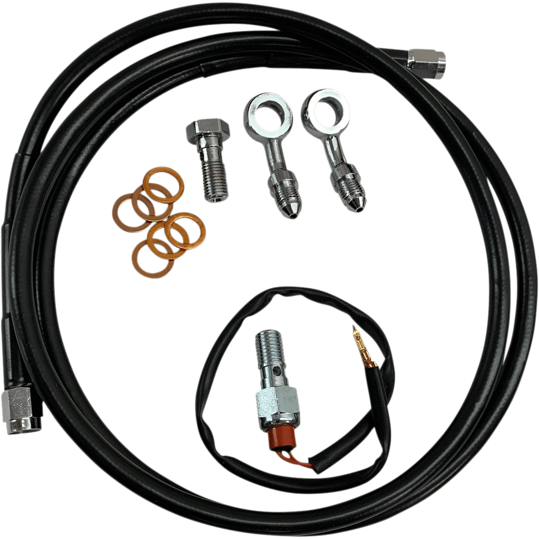 HAWG HALTERS Brake Line Softail '18+ Forward Control BHK040B